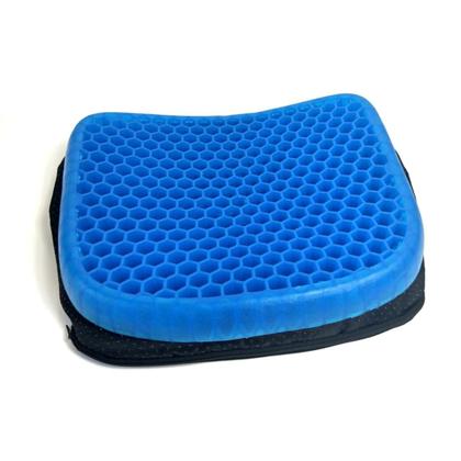 Imagem de Almofada Assento Em Gel Ortopédica C/ Capa para Carro e Cadeiras