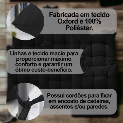 Imagem de Almofada Assento Futton Design Liso Sofisticado