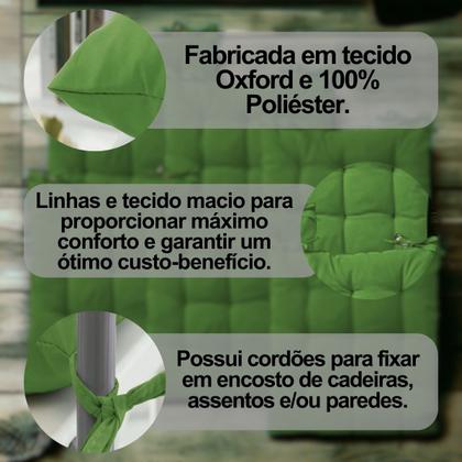 Imagem de Almofada Assento Sofá Cadeira Futton Design Liso Sofisticado Resistente