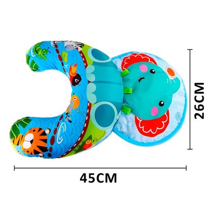 Imagem de Almofada Baby Infantil Interativa Macia Lavável Com Brinquedos Educativos Para Descansar