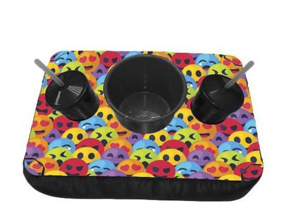 Imagem de Almofada Bandeja Pipoca c/ Balde e 2 Copos Estampas Criativas Personalizada