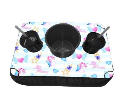 Imagem de Almofada Bandeja Pipoca c/ Balde e 2 Copos Estampas Criativas Personalizada