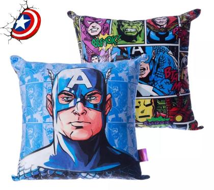 Imagem de Almofada Capitão América Marvel 40x40 - Zona Criativa