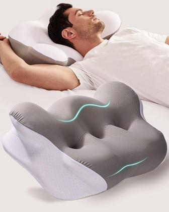 Imagem de Almofada cervical FEICO Memory Foam Neck Dor Relief