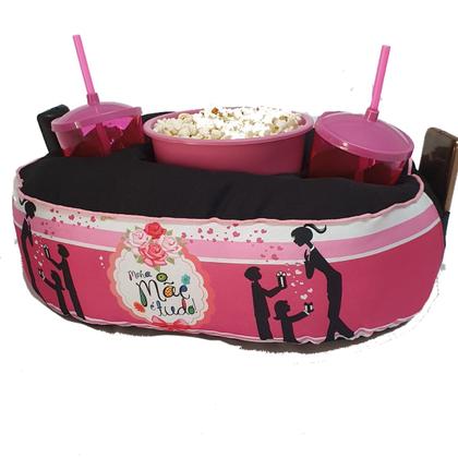 Imagem de Almofada Com Bolso Porta Pipoca Minha Mãe é Tudo