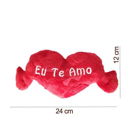 Imagem de Almofada Coração - Eu te Amo - Modelo 1 - P - 1 unidade - Fizzy - Rizzo