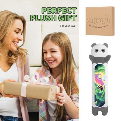 Imagem de Almofada corporal de pelúcia Mewaii Long Panda 135 cm Kawaii para crianças