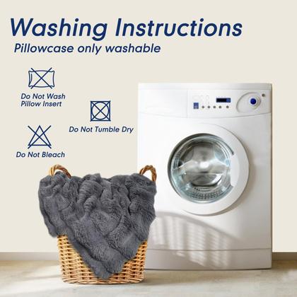 Imagem de Almofada corporal YZ HOME Faux Fur Fluffy com espuma viscoelástica desfiada