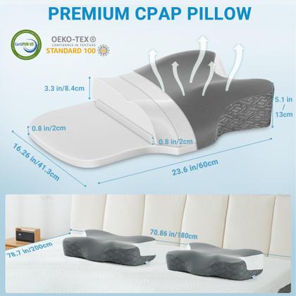 Imagem de Almofada CPAP Almofada cervical Elviros para alívio da dor no pescoço