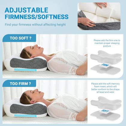 Imagem de Almofada CPAP Almofada cervical Elviros para alívio da dor no pescoço