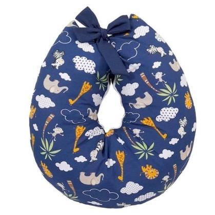 Imagem de Almofada de Amamentação/Amamentar Estampada + Zíper Tecido Algodão.