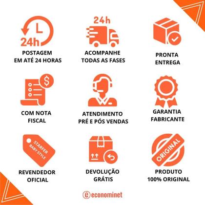 Imagem de Almofada de amamentação infantil Baby Style branca estampada
