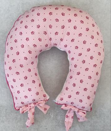 Imagem de Almofada de Amamentação Super Confortável- Coroa Perola Rosa