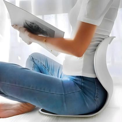 Imagem de Almofada de Apoio Lombar Cadeira Correção de Coluna M - AZUL