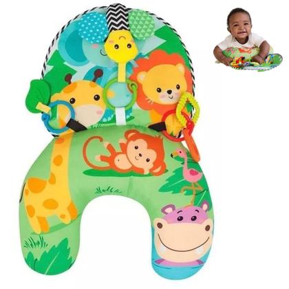 Imagem de Almofada De Atividade Bebe Infantil Tummy Time Mordedor Buba