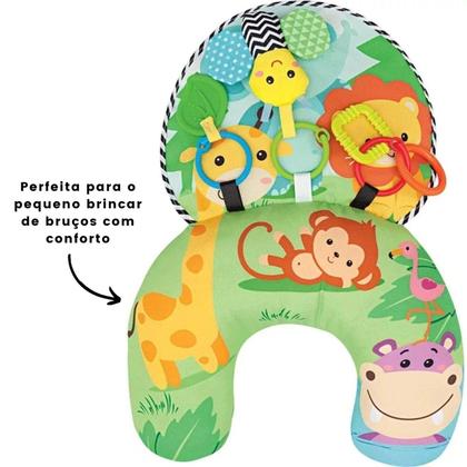 Imagem de Almofada De Atividade Bebe Infantil Tummy Time Mordedor Buba