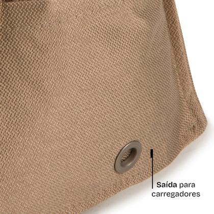 Imagem de Almofada de Cabeceira Encosto Apoio para Lombar com Bolso Lateral 160x50x20 BF Colchões