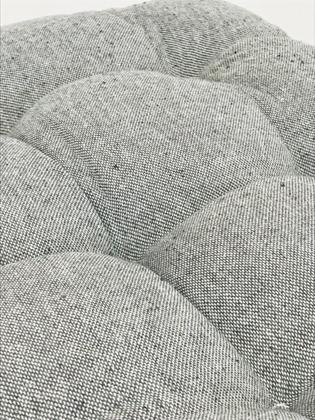 Imagem de Almofada De Cadeira Futton Com Amarração 40X40Cm - Prata