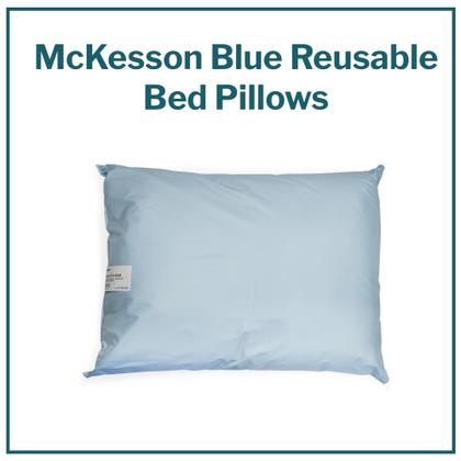 Imagem de Almofada de cama hospitalar McKesson Medical reutilizável azul