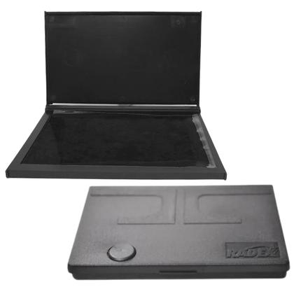 Imagem de Almofada de Carimbo Grande N4 Preta 16,8 x 9,8cm