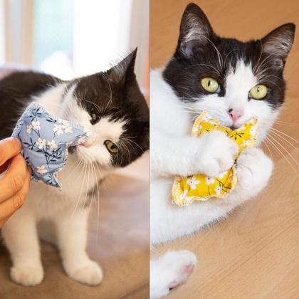 Imagem de Almofada de gato Pretty Kitty para gatos com conjunto de brinquedos Catnip e Valerian