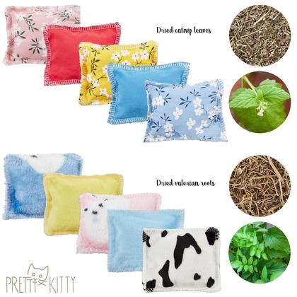 Imagem de Almofada de gato Pretty Kitty para gatos com conjunto de brinquedos Catnip e Valerian