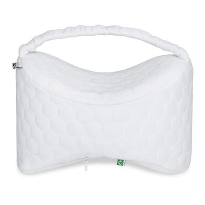 Imagem de Almofada de Joelho NAP Ortopédica Apoio para Perna Coluna D50 C/ Capa Viscoelástico NASA