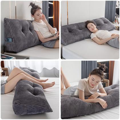 Imagem de Almofada de leitura Bed Rest Activance Large Triangular Grey