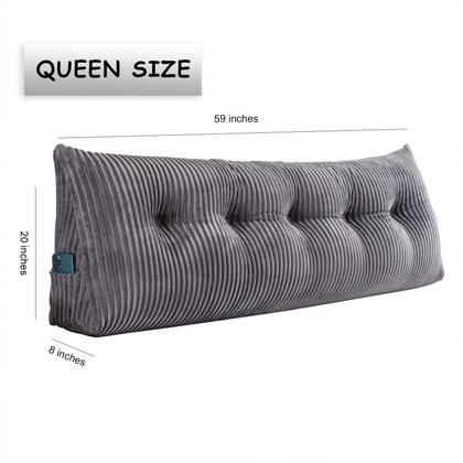 Imagem de Almofada de leitura Bed Rest Activance Large Triangular Grey