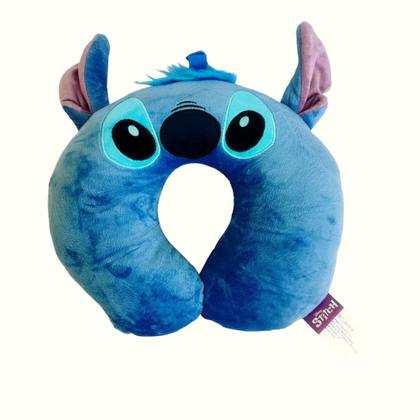 Imagem de Almofada de Pescoço de Fibra c/ Aplique Stitch -ZonaCriativa