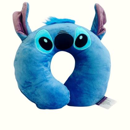 Imagem de Almofada de Pescoço de Fibra c/ Aplique Stitch -ZonaCriativa