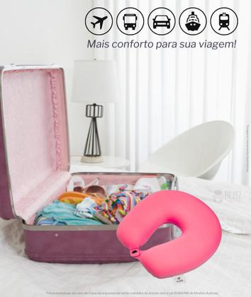 Imagem de Almofada De Pescoço Macia Micro Pérolas De Isopor Viagem Yin's