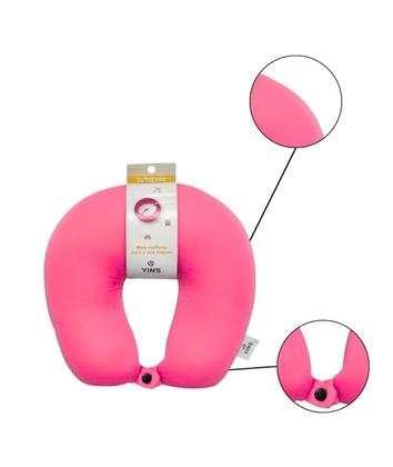 Imagem de Almofada De Pescoço Macia Micro Pérolas De Isopor Viagem Yin's