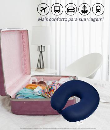 Imagem de Almofada De Pescoço Macia Micro Pérolas De Isopor Viagem Yin's