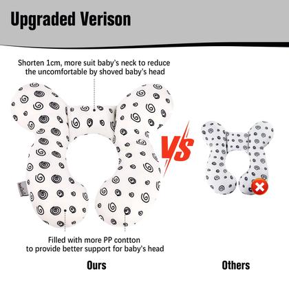 Imagem de Almofada de pescoço para bebês Kakiblin Snail Pattern Travel Support