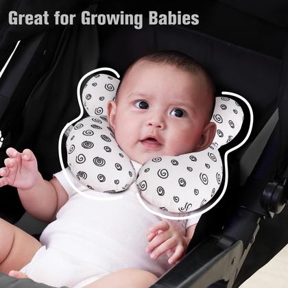 Imagem de Almofada de pescoço para bebês Kakiblin Snail Pattern Travel Support