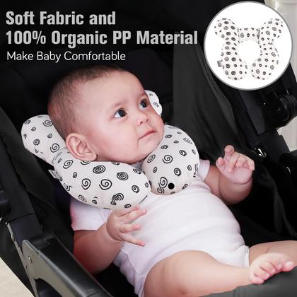 Imagem de Almofada de pescoço para bebês Kakiblin Snail Pattern Travel Support