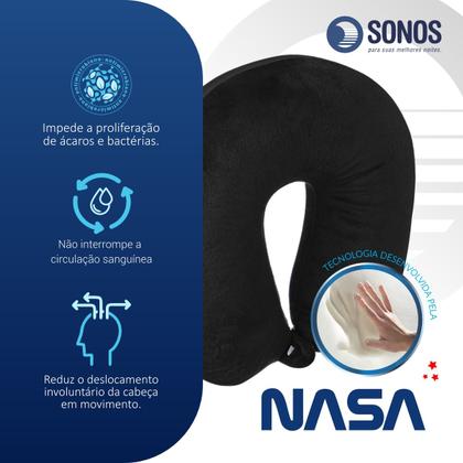 Imagem de Almofada De Pescoço Sonos Tradicional Para Viagem E Descanso