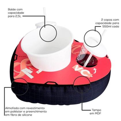 Imagem de Almofada De Pipoca Shape Eu E Vc Definição De Amor - Uatt