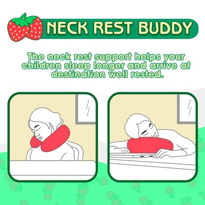 Imagem de Almofada de viagem H HOMEWINS para crianças e crianças pequenas, suporte de pescoço