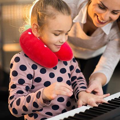 Imagem de Almofada de viagem H HOMEWINS para crianças e crianças pequenas, suporte de pescoço