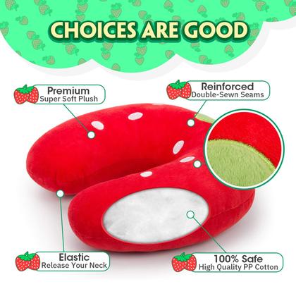 Imagem de Almofada de viagem H HOMEWINS para crianças e crianças pequenas, suporte de pescoço