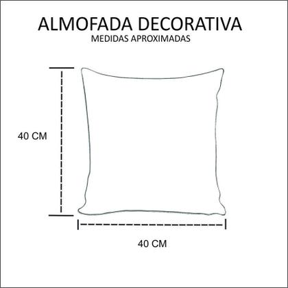 Imagem de Almofada Decorativa Cheia c/ Zíper 40x40 Pista Skate