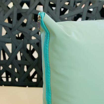 Imagem de Almofada Decorativa Cheia Capa e Refil Protetora Impermeável com Zíper