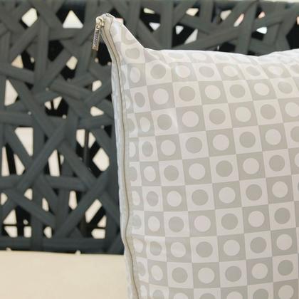 Imagem de Almofada Decorativa Cheia Capa e Refil Protetora Impermeável com Zíper