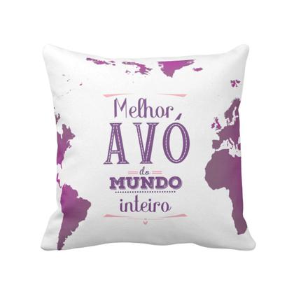 Imagem de Almofada Decorativa Melhor Avó Do Mundo