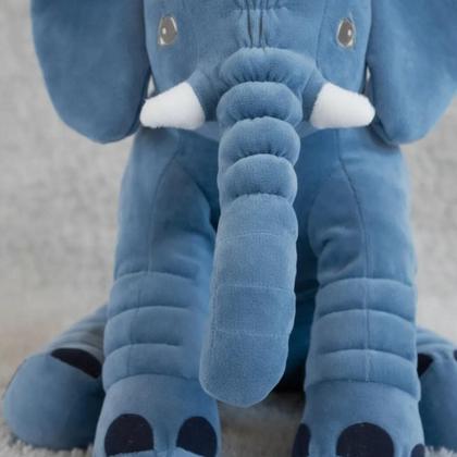 Imagem de Almofada Elefante De Pelúcia Plush 45cm Para Bebê