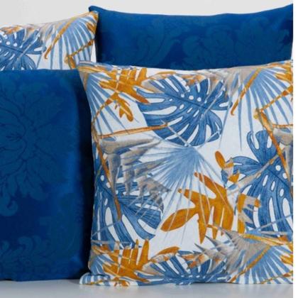 Imagem de Almofada Estampada Jacquard Decorativas com Ziper 4 unidades