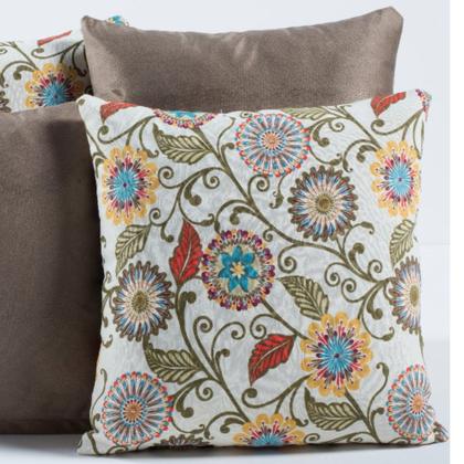 Imagem de Almofada Estampada Jacquard Decorativas com Ziper 4 unidades