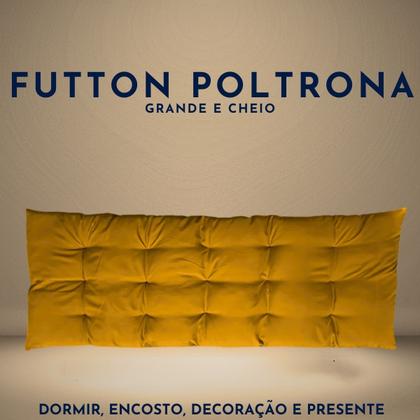 Imagem de Almofada Futon Cadeira Colchonete Futton Sofá Pallet Grande Espreguiçadeira